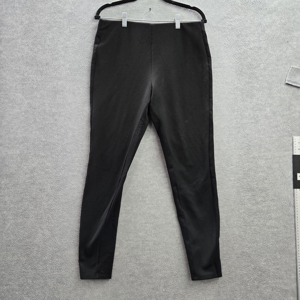 Armani Exchange Women Pants L Black Legging 27" Inseam